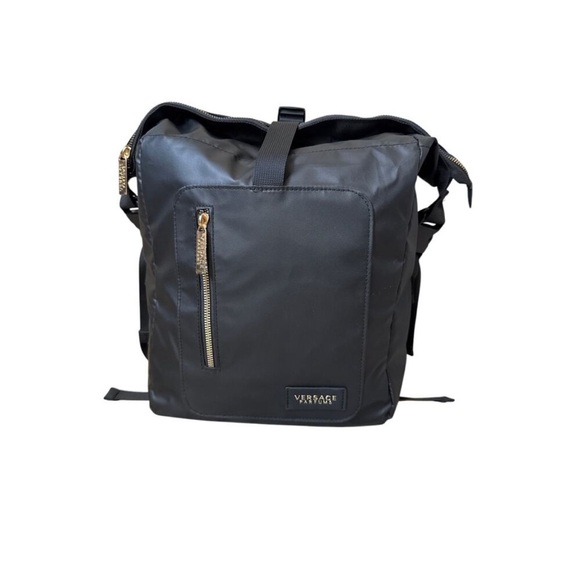 New!Versace Black Backpack with Gold Greek Key Straps 🖤🤎 - Picture 2 of 12